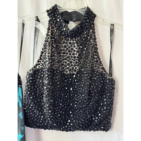 Sherri Hill Mermaid Two-Piece Evening Dress - Size 4 - Picture 3 of 16